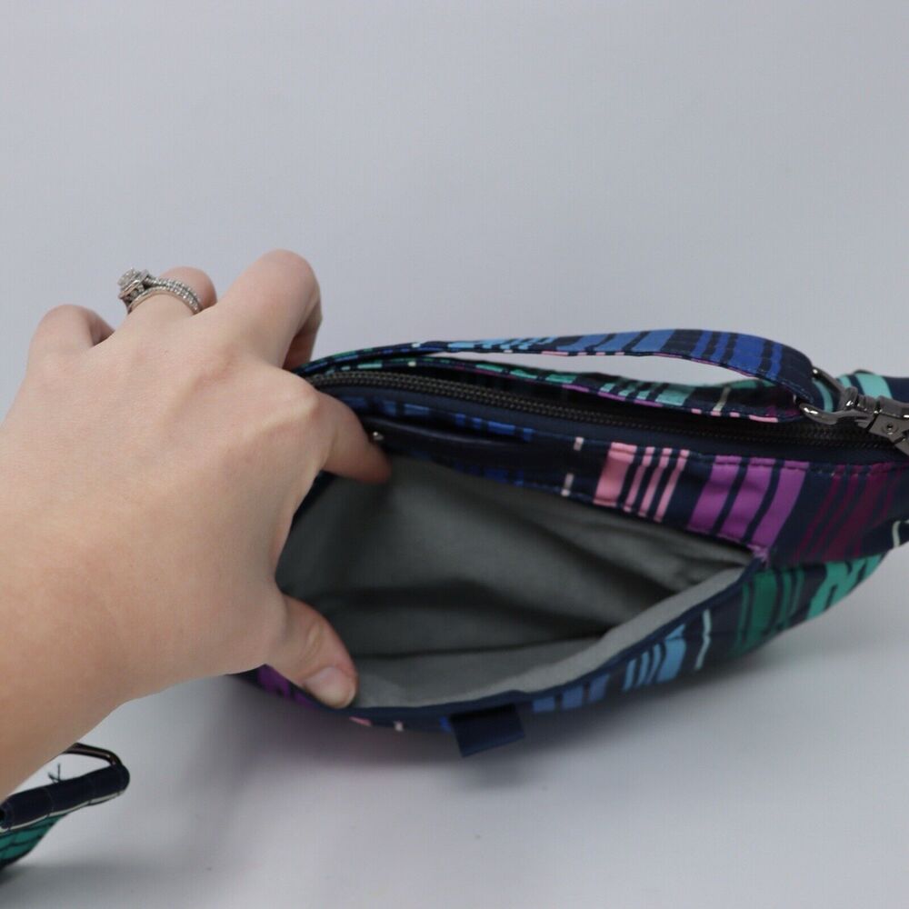 Lug FLare 2 RFID Crossbody Bag Love Multi Stripe Rainbow - Picture 5 of 6